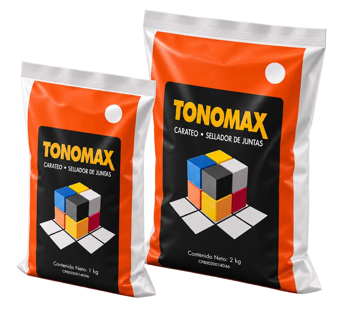 Producto TONOMAX — rejuntado profesional para juntas de cerámica